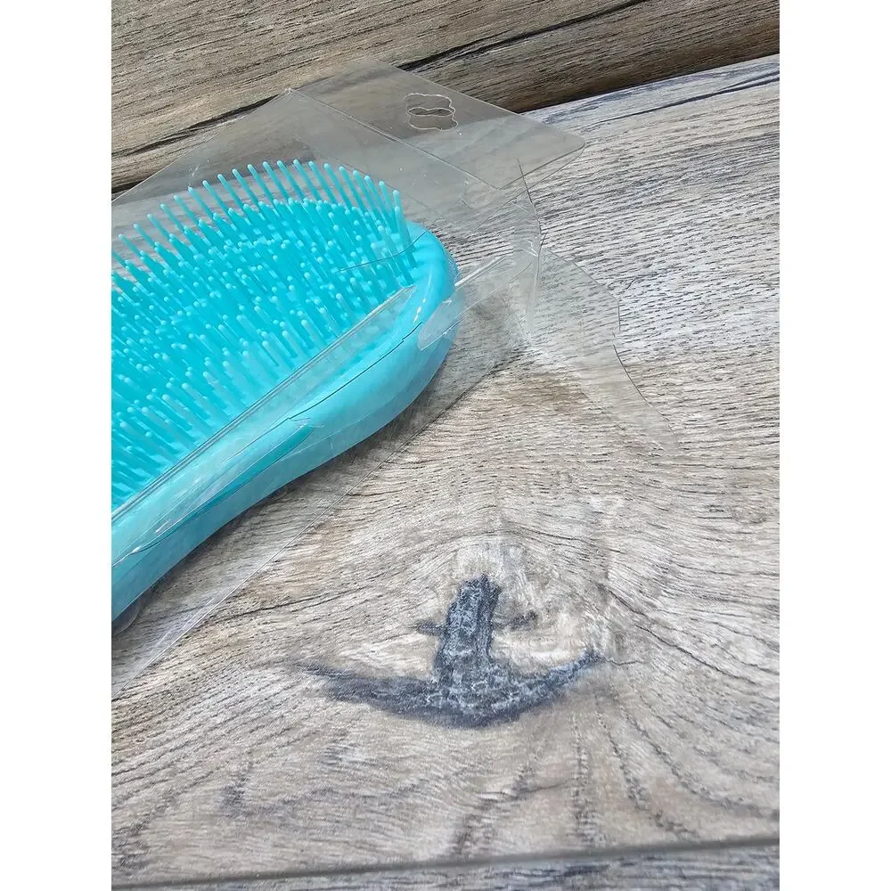 Afro Unicorn Printed Paddle Detangle Hair brush Green